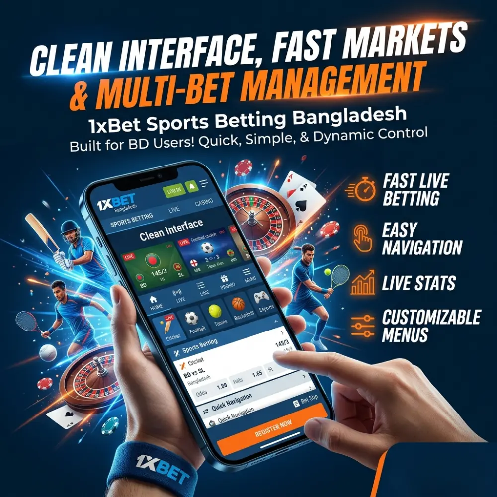 Clean Interface, Fast Market Switching and Multi-Bet Management