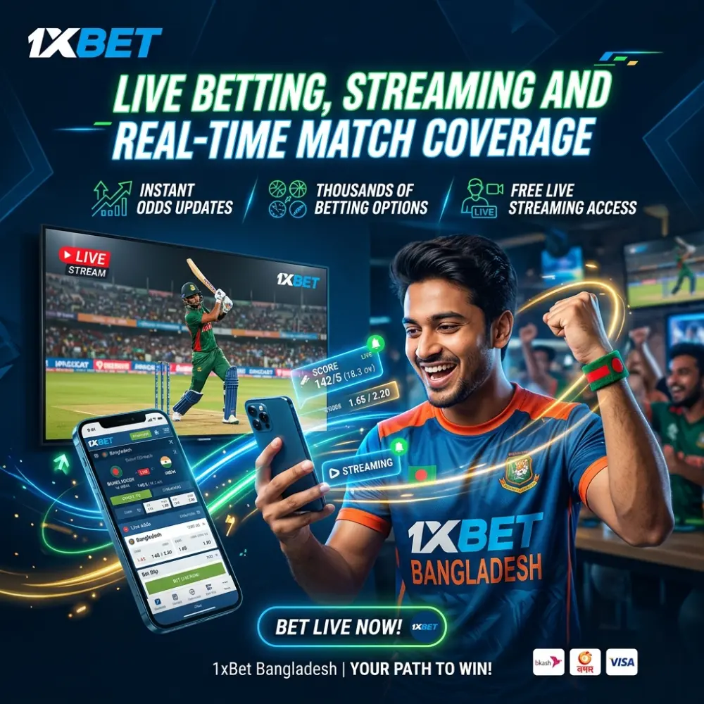 Live Betting, Streaming and Real-Time Match Coverage