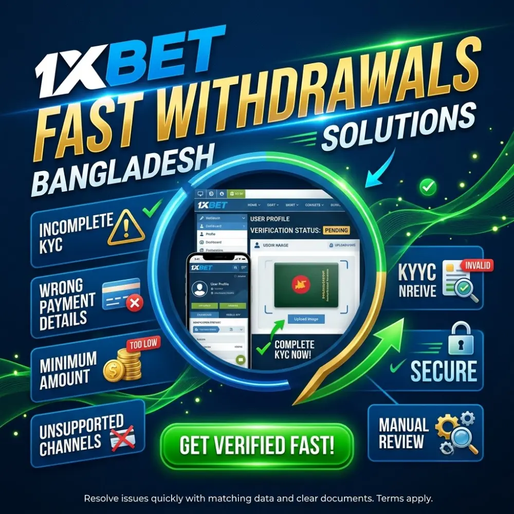 1xBet Withdrawal Problems, Verification, and Security Checks