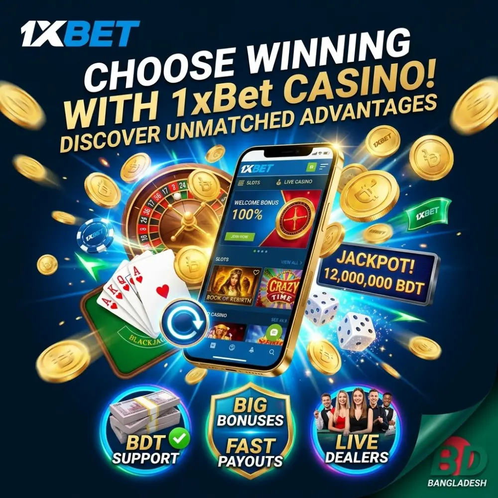 Advantages of Playing Casino at 1xBet for Bangladeshi Users
